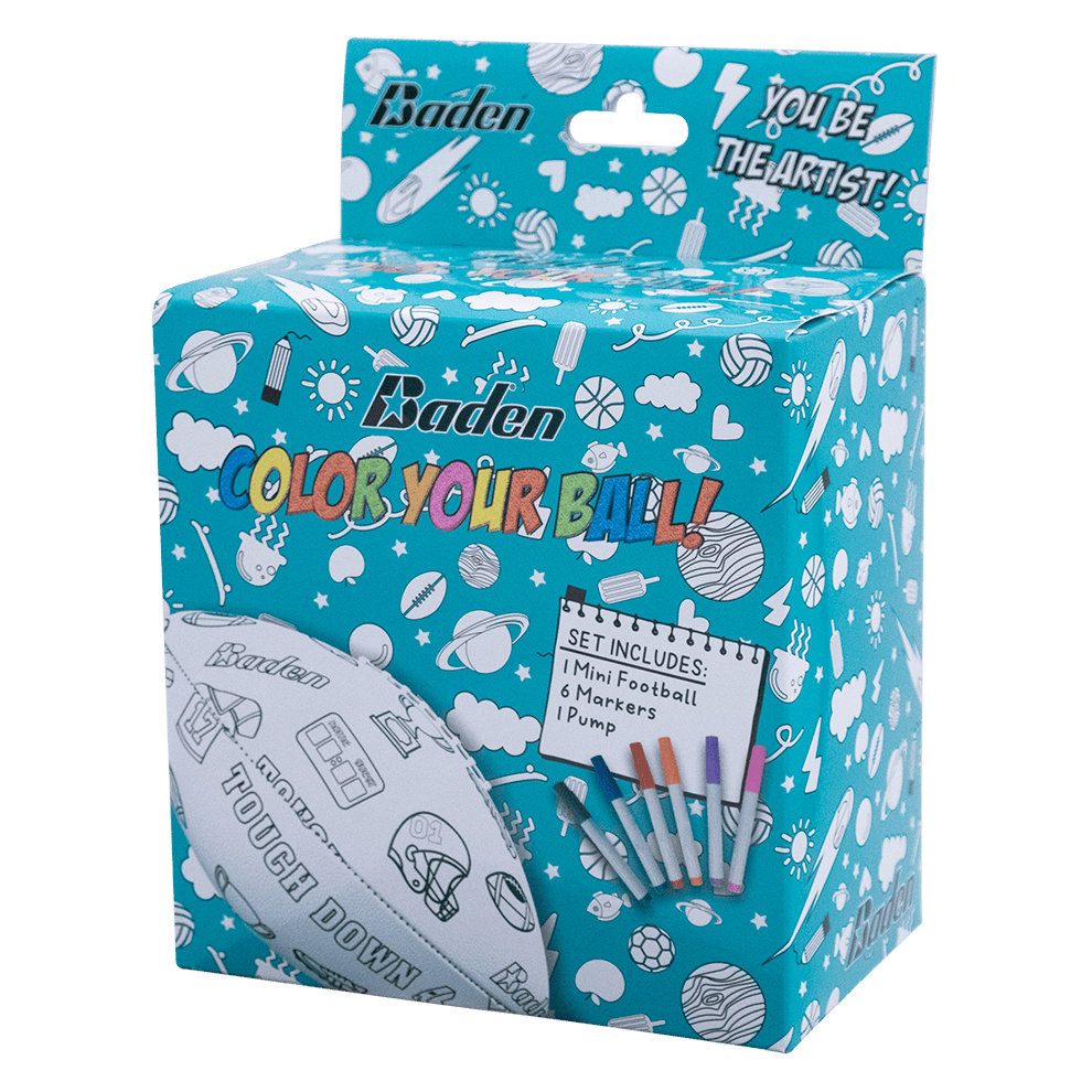 Baden Sports Gear Color Your Own Mini Football