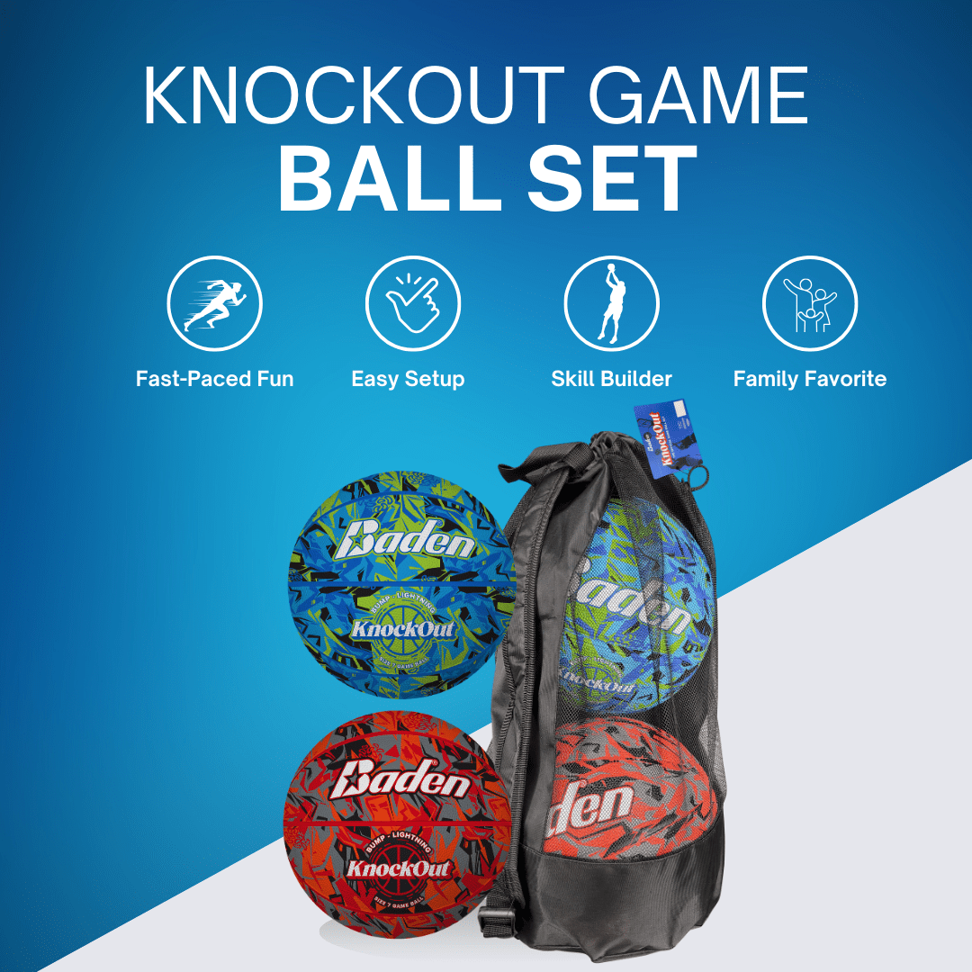 Baden Sports Knockout Game Ball Set(Bump/Lightning)