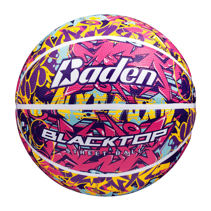 Baden Sports Pink Street Art Graffiti / Official 29.5" Blacktop Rubber Basketball
