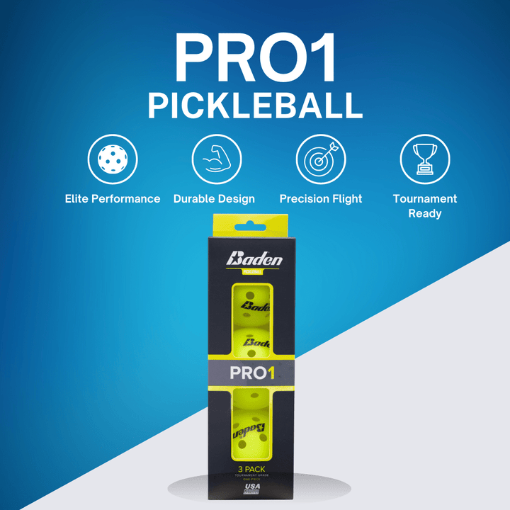 Baden Sports PRO1 Pickleball 3-Pack