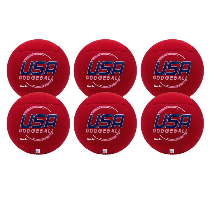 Baden Sports red / 6 7.5" Cloth Dodgeball