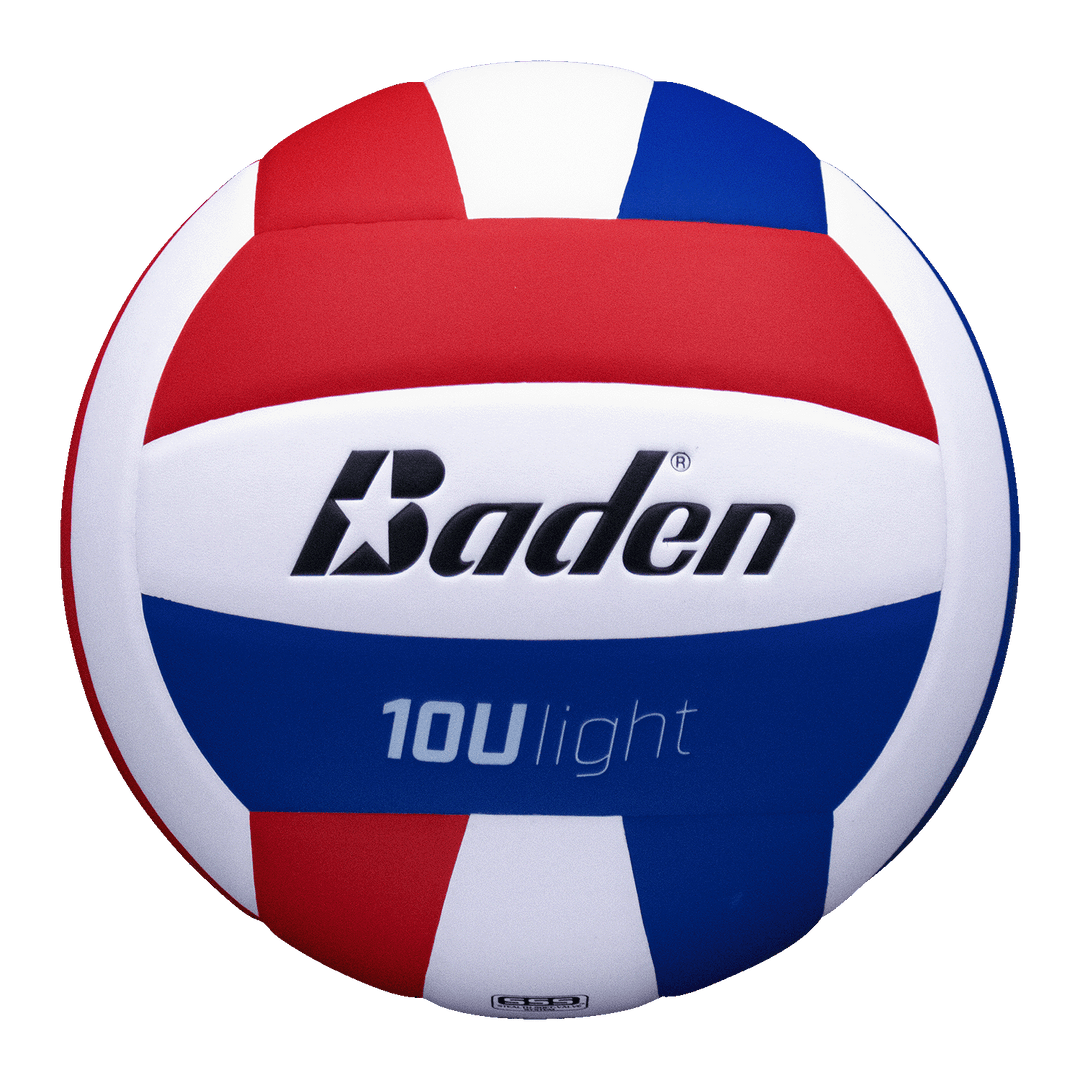 Baden Sports Red/White/Blue 10U Light Volleyball