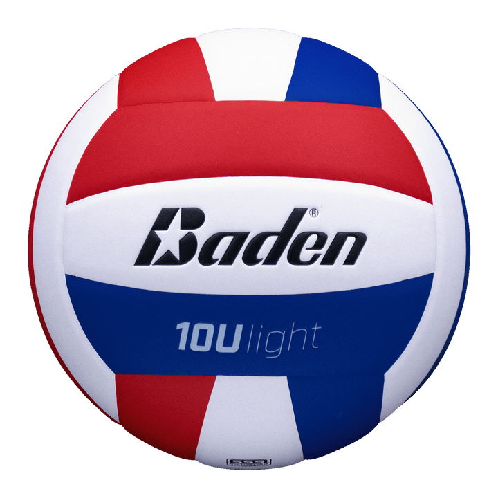 Baden Sports Red/White/Blue 10U Light Volleyball