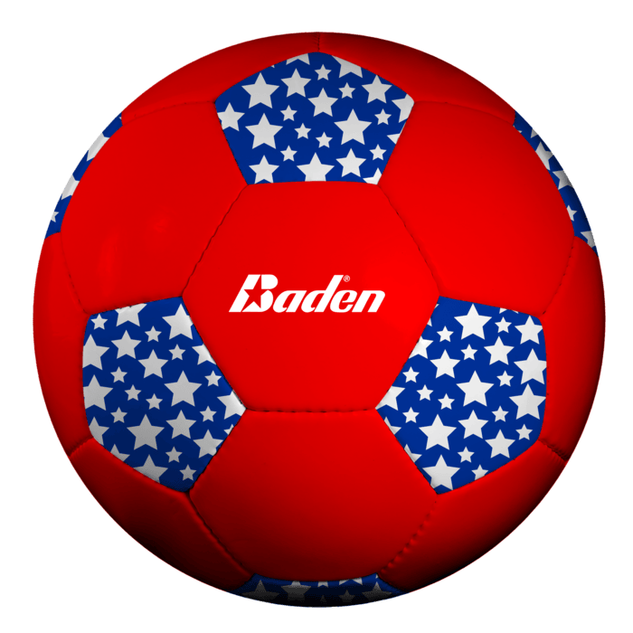 Baden Sports Red/White/Blue Fun Recreational soccer ball