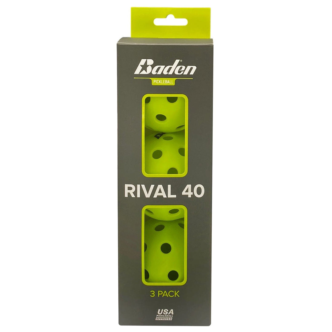 Baden Sports Rival 40 Pickleball 3-Pack