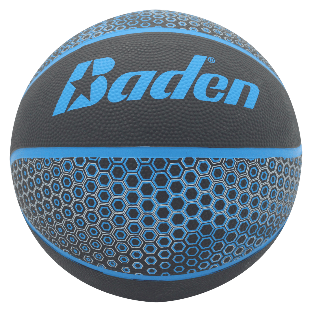 Baden Sports RUBBER 5 BBALL HEX TQ/GREY