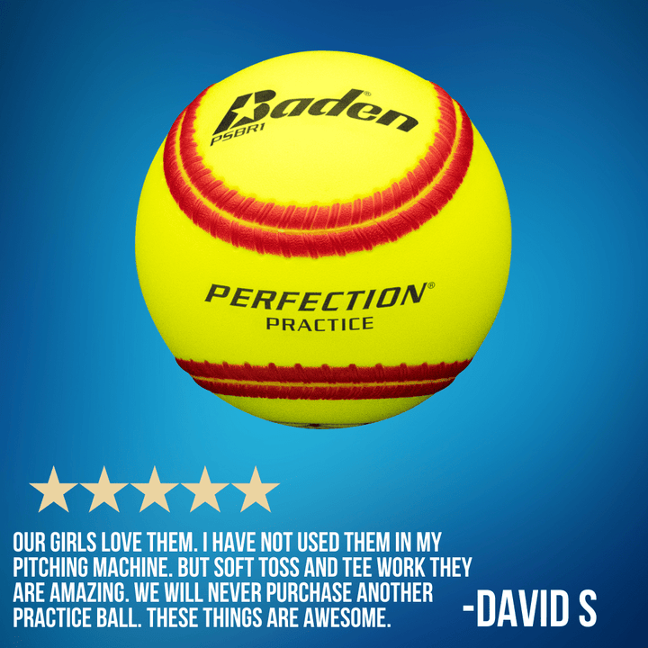 Baden Sports Softball Ballistic Fast pitch Batting Practice Training Softball  