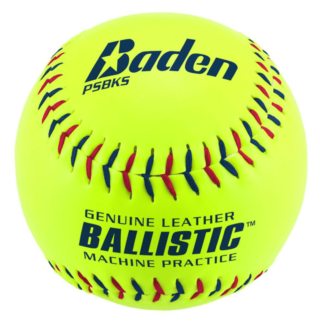Baden Sports Softball Ballistic Pitching Machine Softballs - 1 dozen