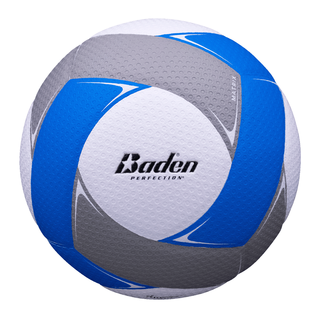 Baden Sports Volleyball Blue/White/Gray Matrix Composite Volleyball