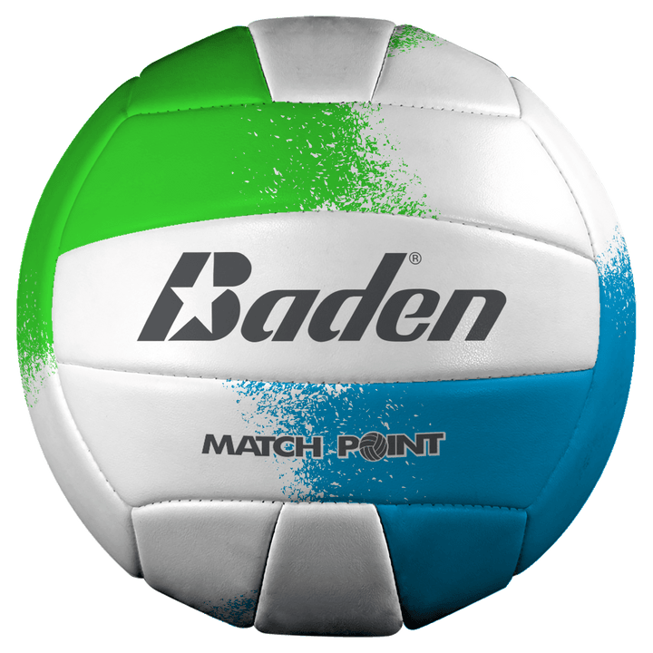 Baden Sports Volleyball Neon Green/Blue Match Point Volleyball