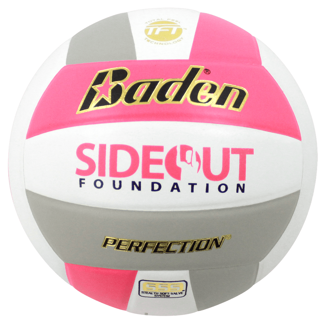 Baden Sports Volleyball Perfection Dig Pink Leather Volleyball