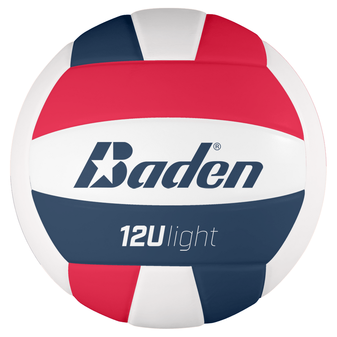 Baden Sports Volleyball Red/White/Navy Light Microfiber Volleyball