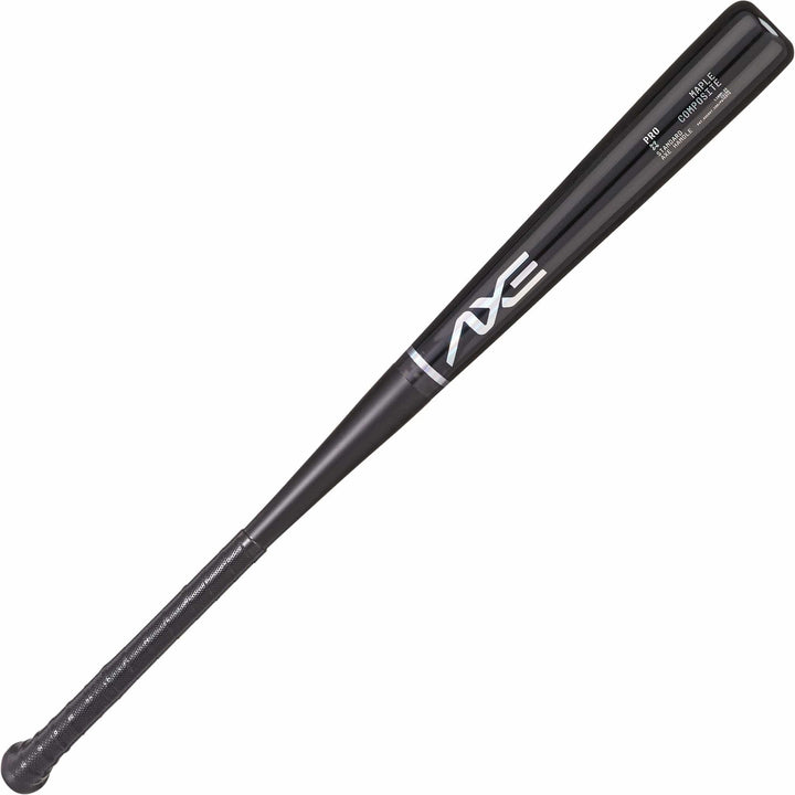 Baden Sports Wood 31" Axe Pro Maple Composite Wood Baseball Bat | Obsidian Black | Axe Handle