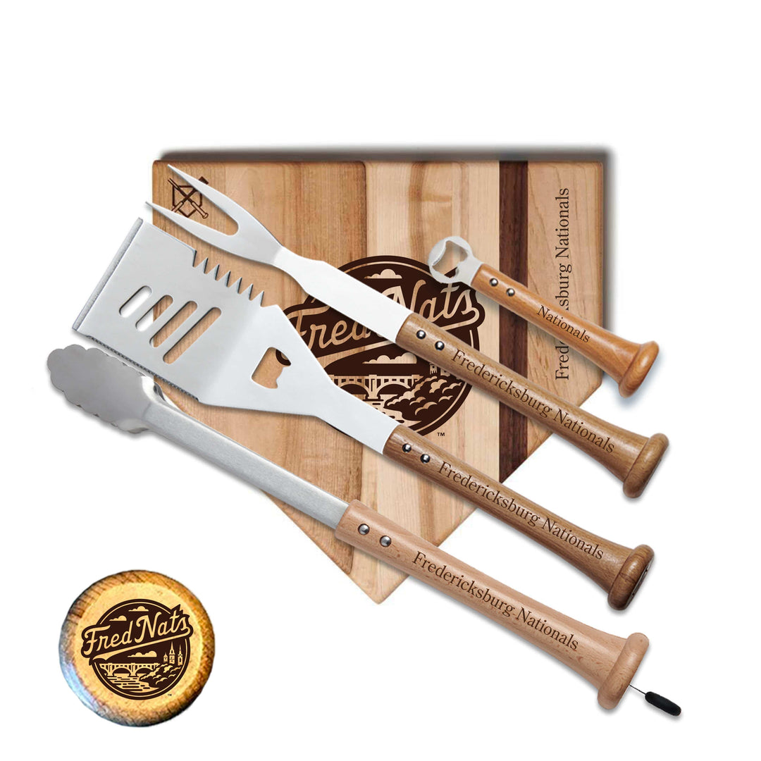 Baseball BBQ 12" Grand Slam Fredericksburg Nationals "GRAND SLAM" Sets