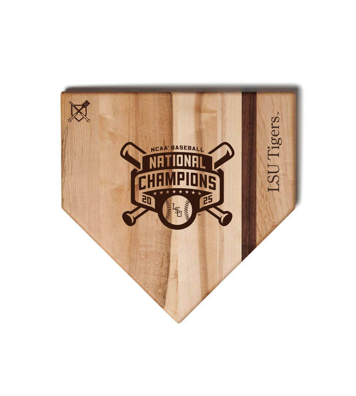 Baseball BBQ 12" Home Plate 2025 NCAA Champion LSU "HOME PLATES"