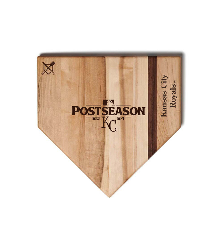 Baseball BBQ 12" Home Plate Kansas City Royals 2024 Postseason