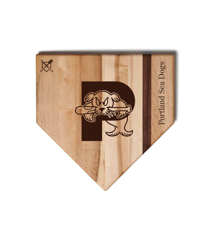 Baseball BBQ 12" Home Plate Portland Sea Dogs Home Plates