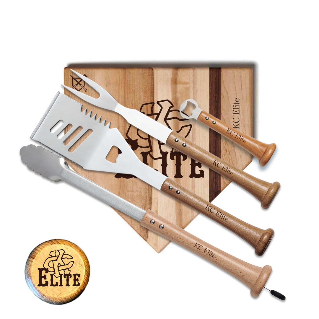 Baseball BBQ 12" KC Elite Grand Slam KC Elite "GRAND SLAM" Sets