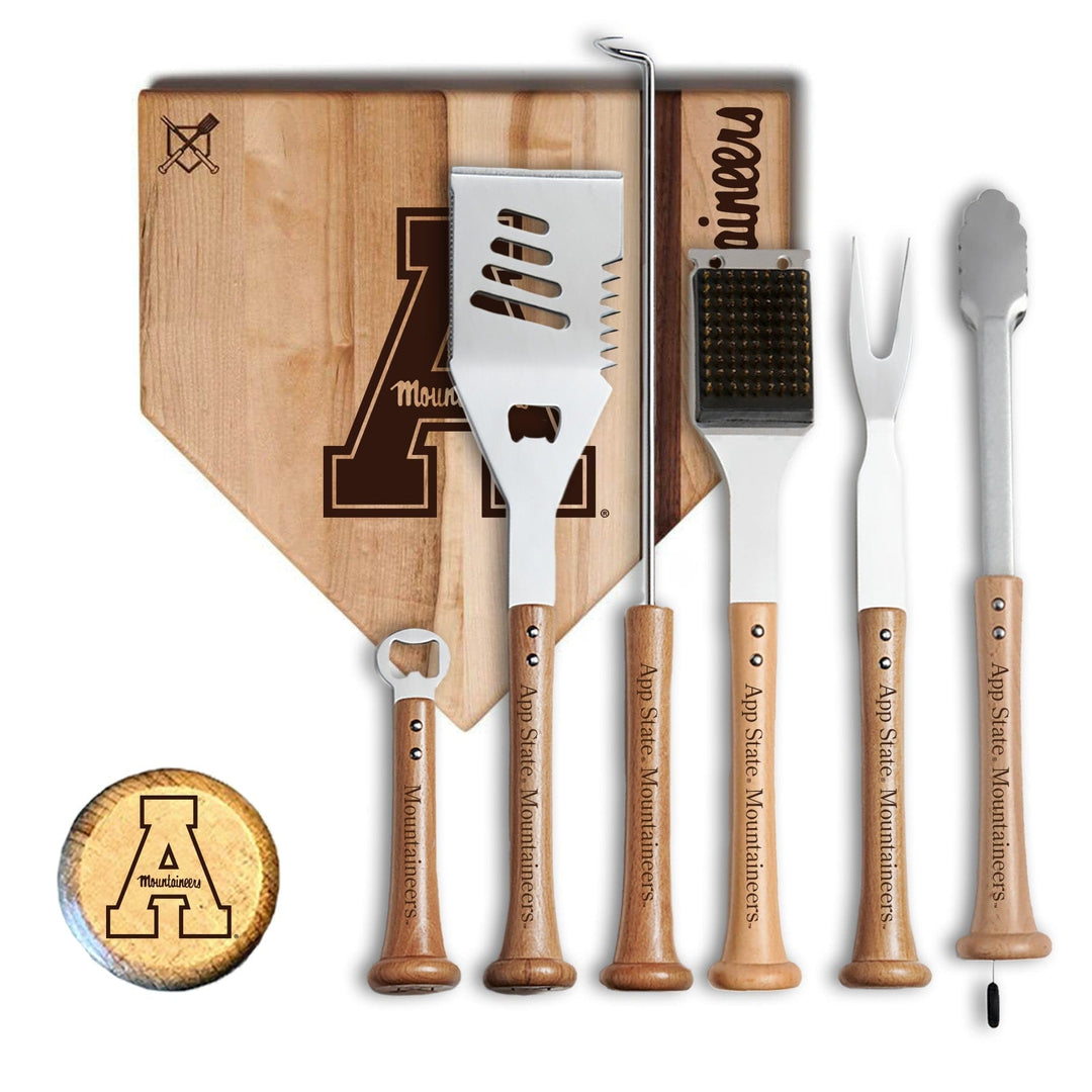 Baseball BBQ 12" MVP Appalachian State University MVP Grill Set
