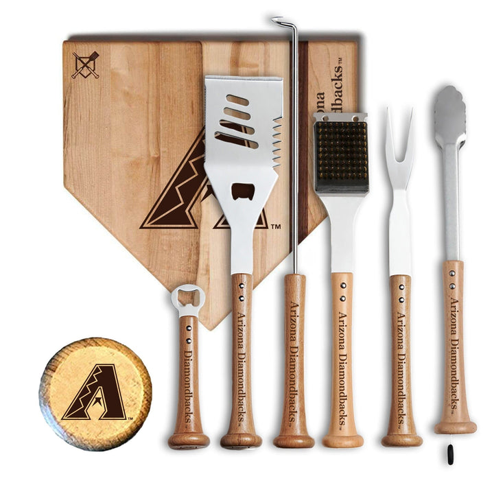 Baseball BBQ 12" MVP Arizona Diamondbacks MVP Grill Set