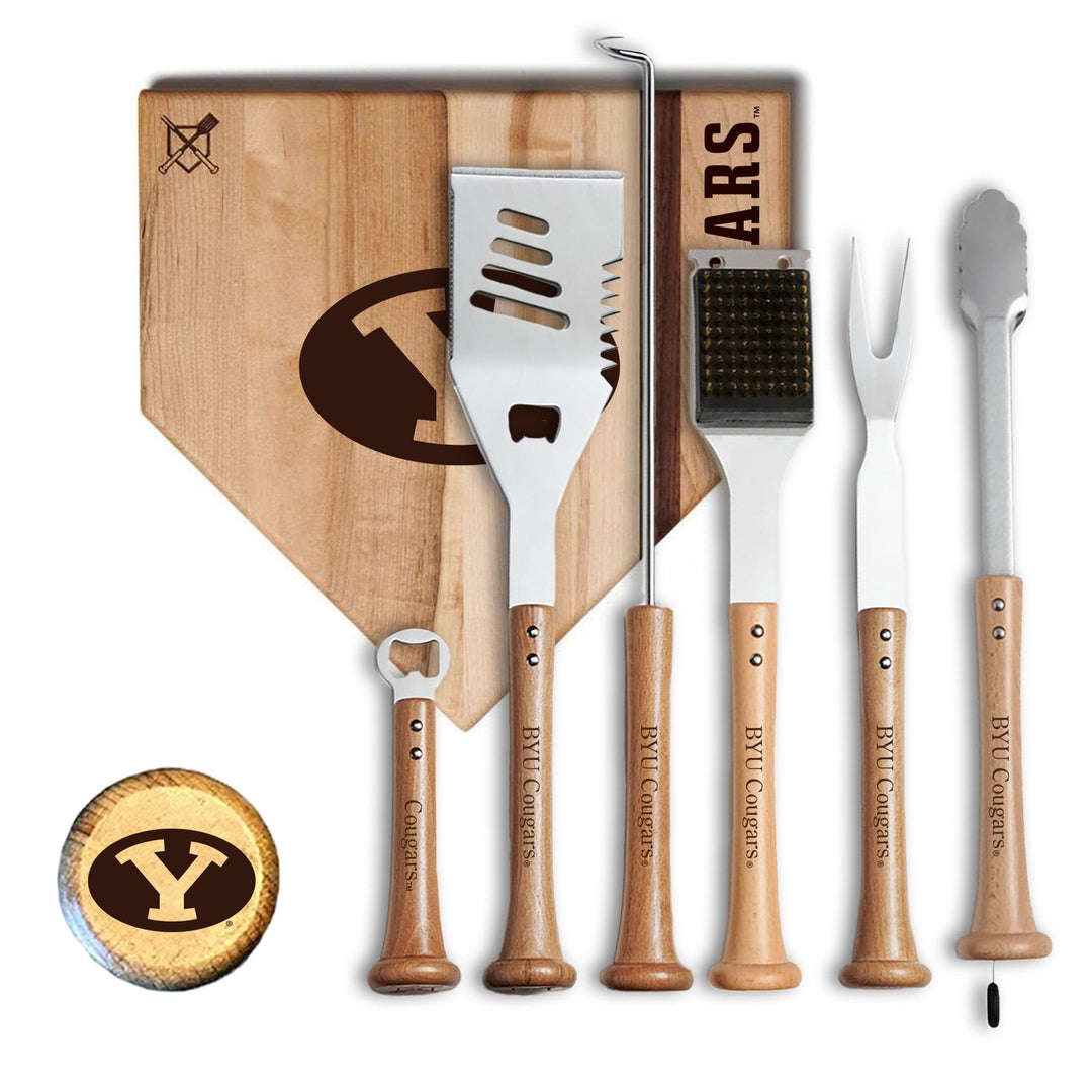 Baseball BBQ 12" MVP Brigham Young University MVP Grill Set