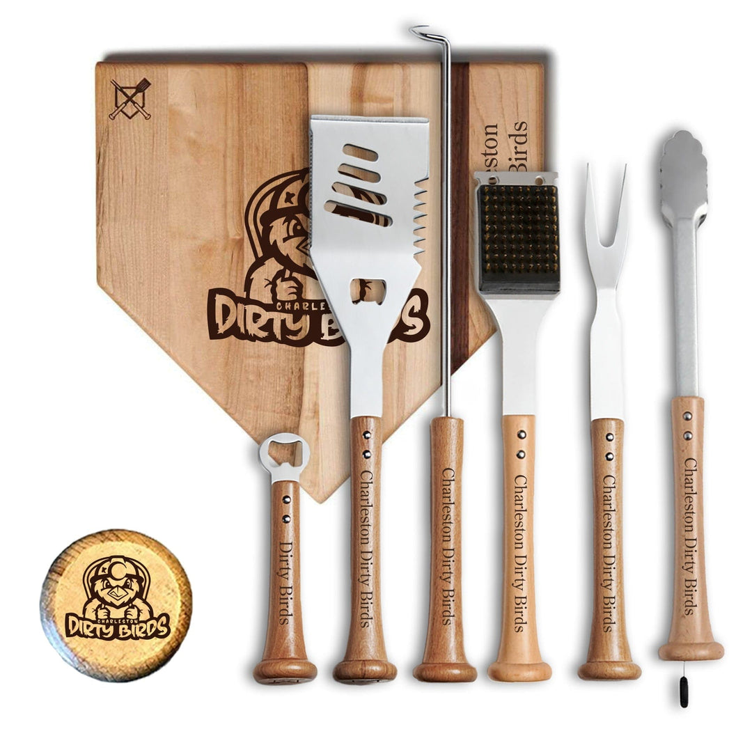 Baseball BBQ 12" MVP Charleston Dirty Birds "MVP" Sets