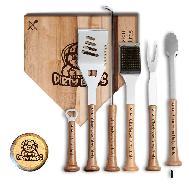Baseball BBQ 12" MVP Charleston Dirty Birds "MVP" Sets