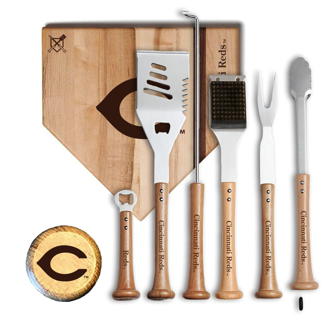 Baseball BBQ 12" MVP Cincinnati Reds MVP Grill Set