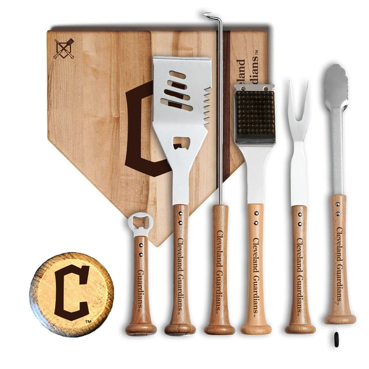 Baseball BBQ 12" MVP Cleveland Guardians MVP Grill Set