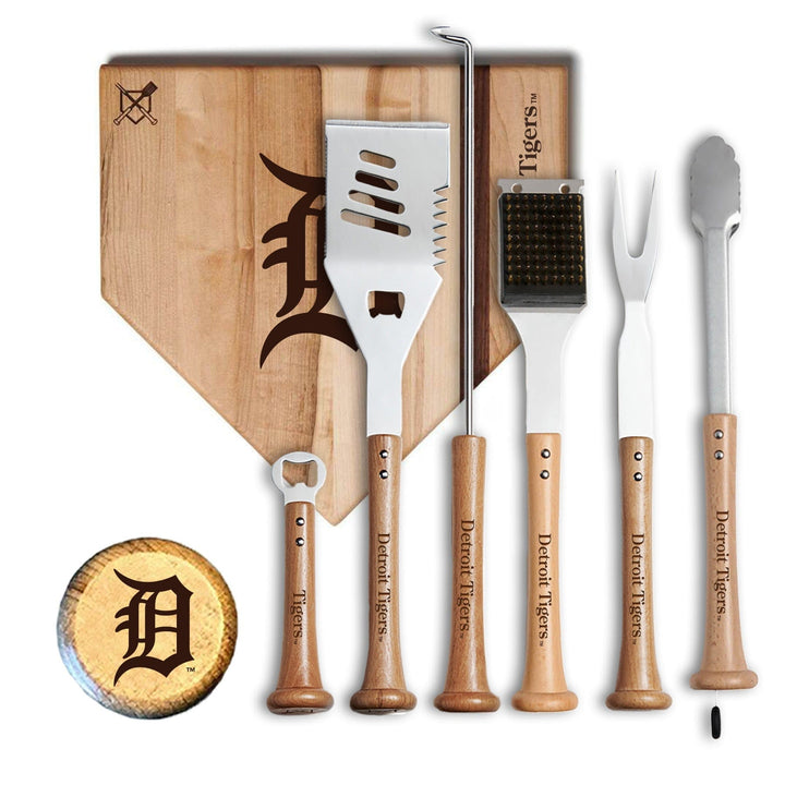 Baseball BBQ 12" MVP Detroit Tigers MVP Grill Set