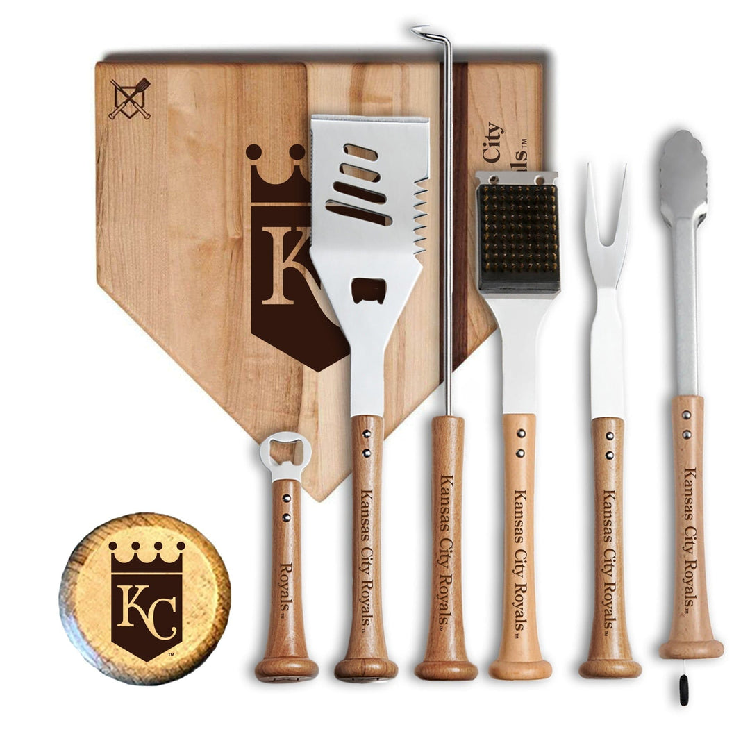Baseball BBQ 12" MVP Kansas City Royals MVP Grill Set