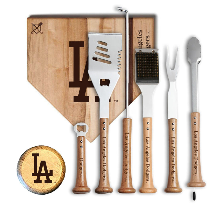 Baseball BBQ 12" MVP Los Angeles Dodgers MVP Grill Set
