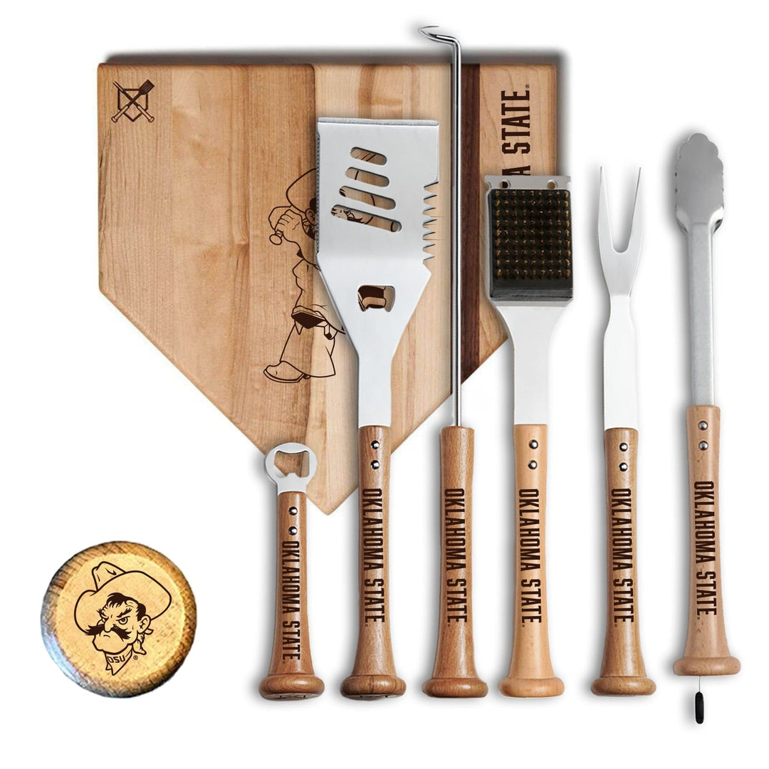 Baseball BBQ 12" MVP Oklahoma State University MVP Grill Set