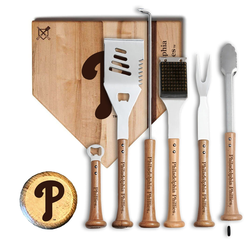 Baseball BBQ 12" MVP Philadelphia Phillies MVP Grill Set