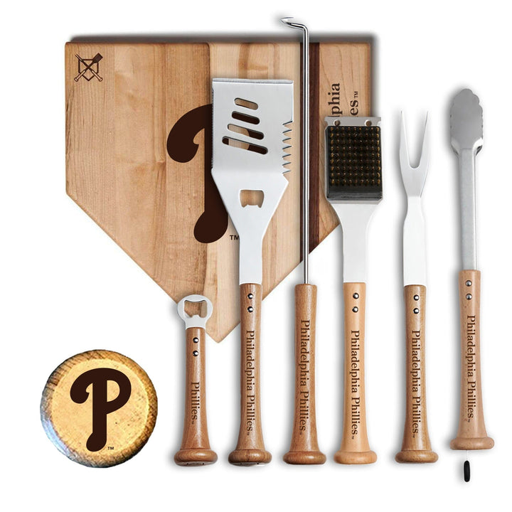 Baseball BBQ 12" MVP Philadelphia Phillies MVP Grill Set