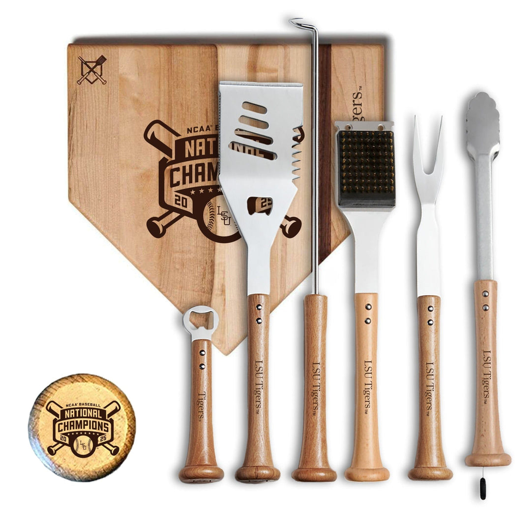 Baseball BBQ 12" MVP Set 2025 NCAA Champion LSU "MVP" Sets