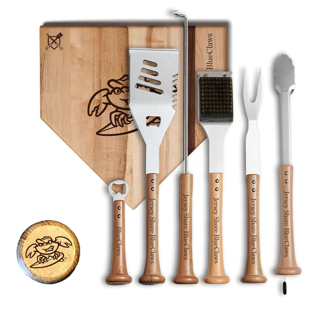 Baseball BBQ 12" MVP set Jersey Shore BlueClaws "MVP" Sets