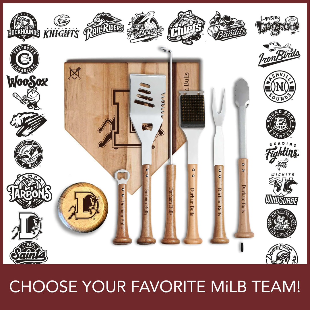Baseball BBQ 12" MVP Set MiLB "MVP" Set | Choose your favorite team