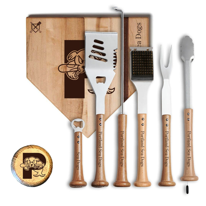 Baseball BBQ 12" MVP Set Portland Sea Dogs "MVP" Sets
