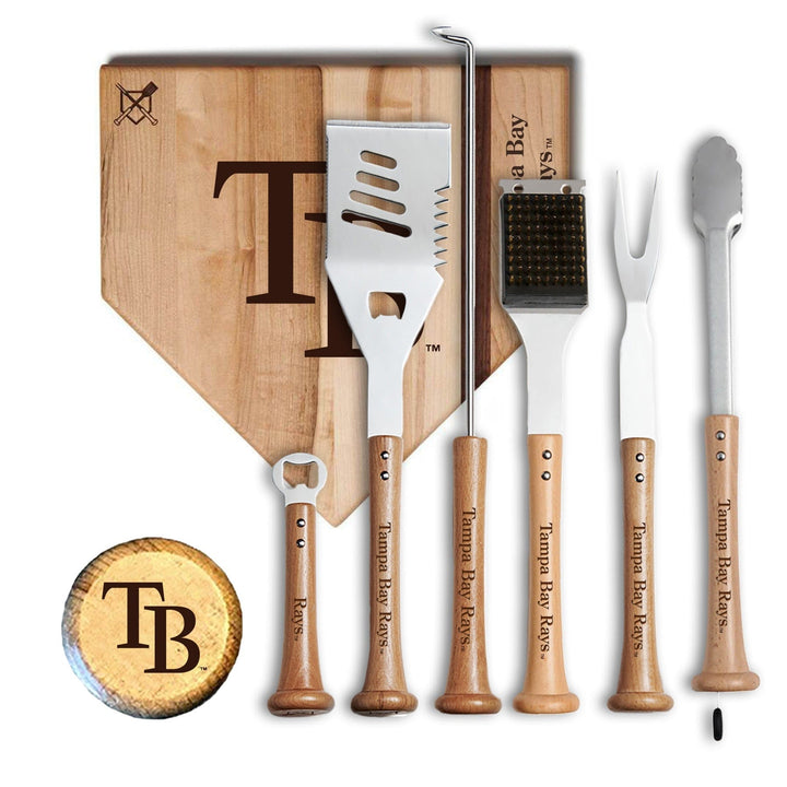 Baseball BBQ 12" MVP Tampa Bay Rays MVP Grill Set