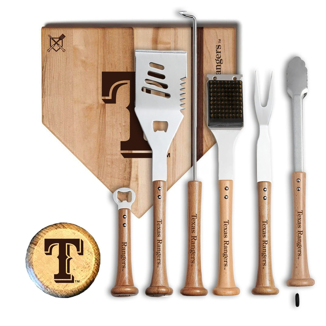 Baseball BBQ 12" MVP Texas Rangers MVP Grill Set