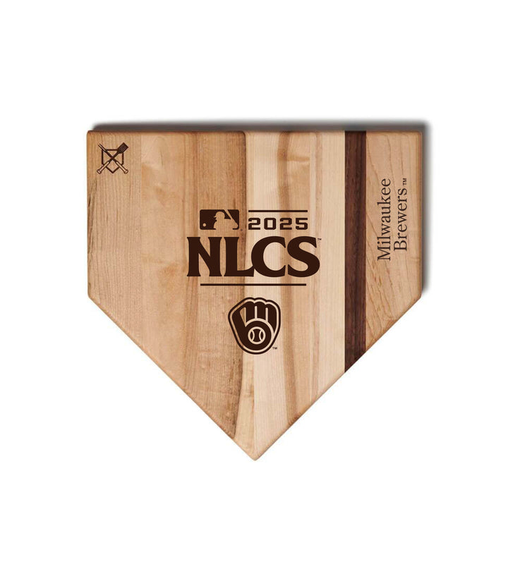 Baseball BBQ 12" NLCS Home Plate Milwaukee Brewers 2025 Postseason