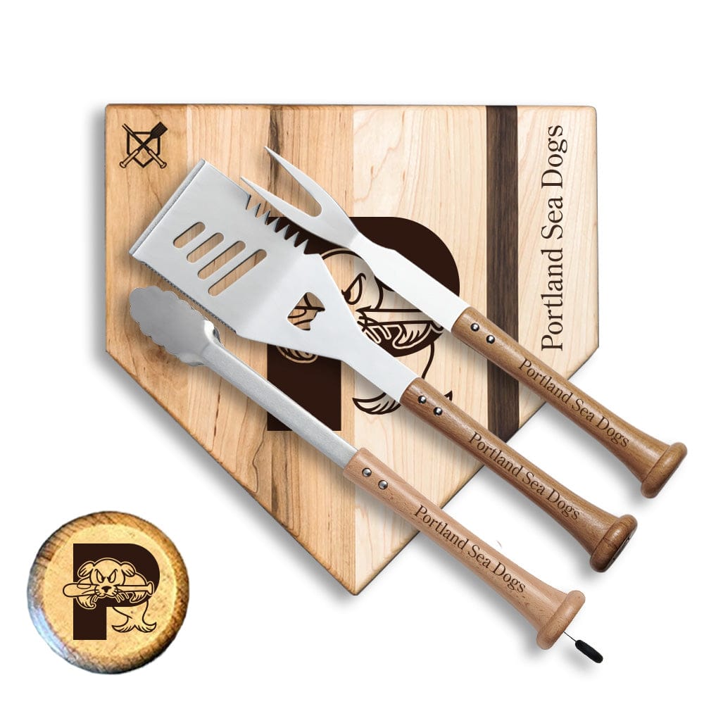 Baseball BBQ 12" Silver Slugger Portland Sea Dogs "Silver Slugger" Sets