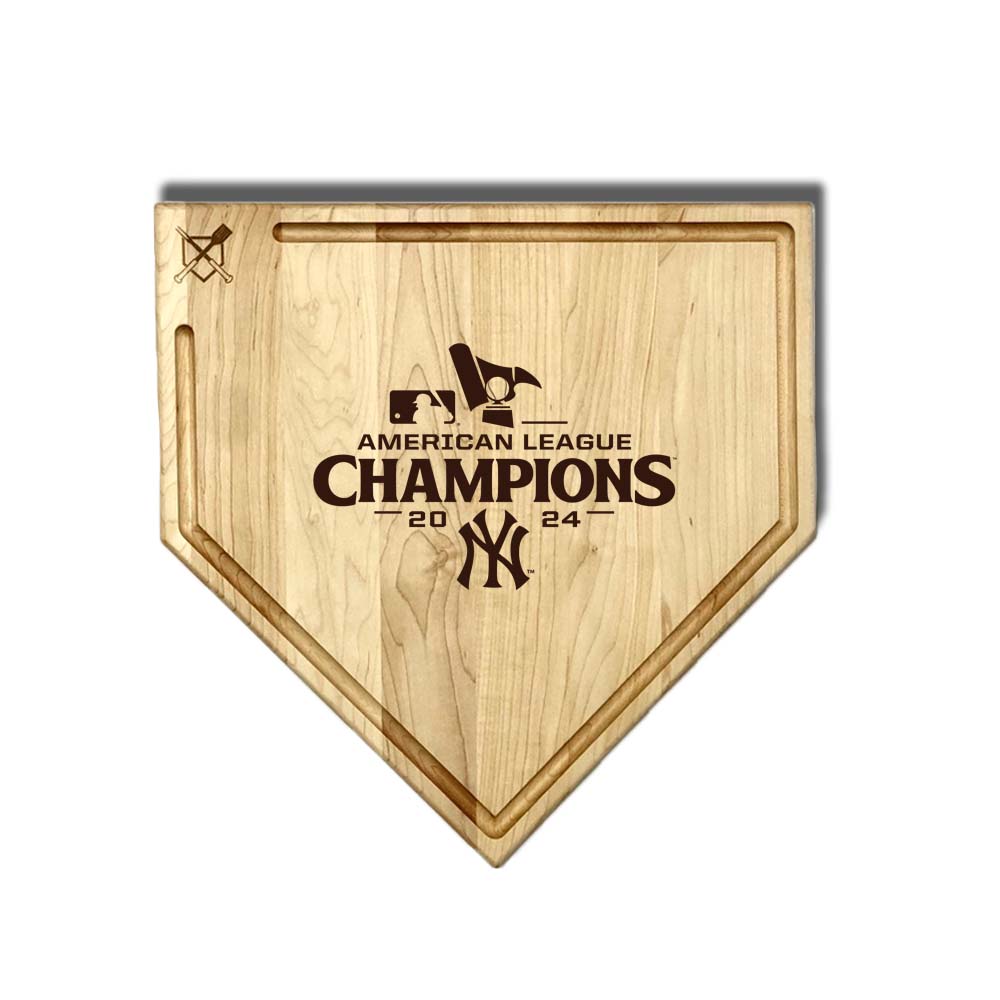 Baseball BBQ 17" ALCS Champions Home Plate with trough New York Yankees 2024 Postseason