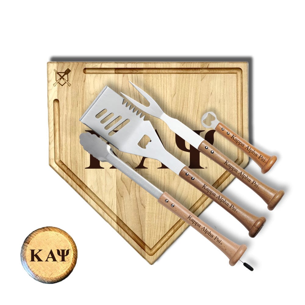Baseball BBQ 17" Grand Slam with trough Kappa Alpha Psi "Grand Slam" Sets