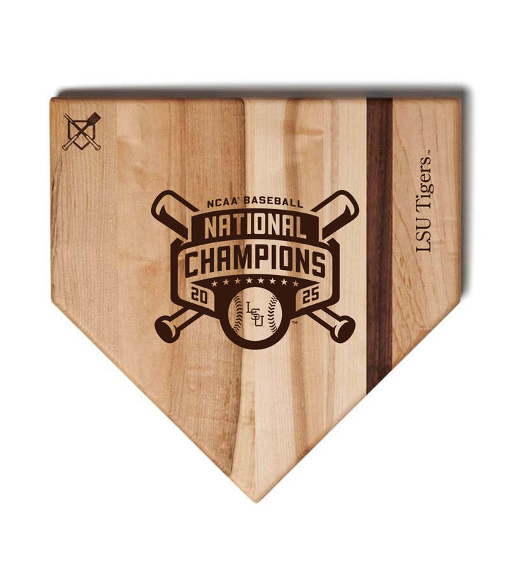 Baseball BBQ 17" Home Plate 2025 NCAA Champion LSU "HOME PLATES"
