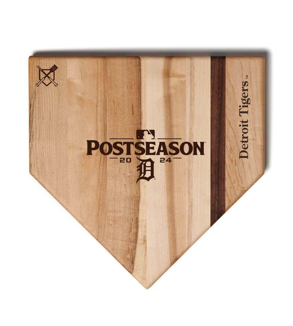 Baseball BBQ 17" Home Plate Detroit Tigers 2024 Postseason