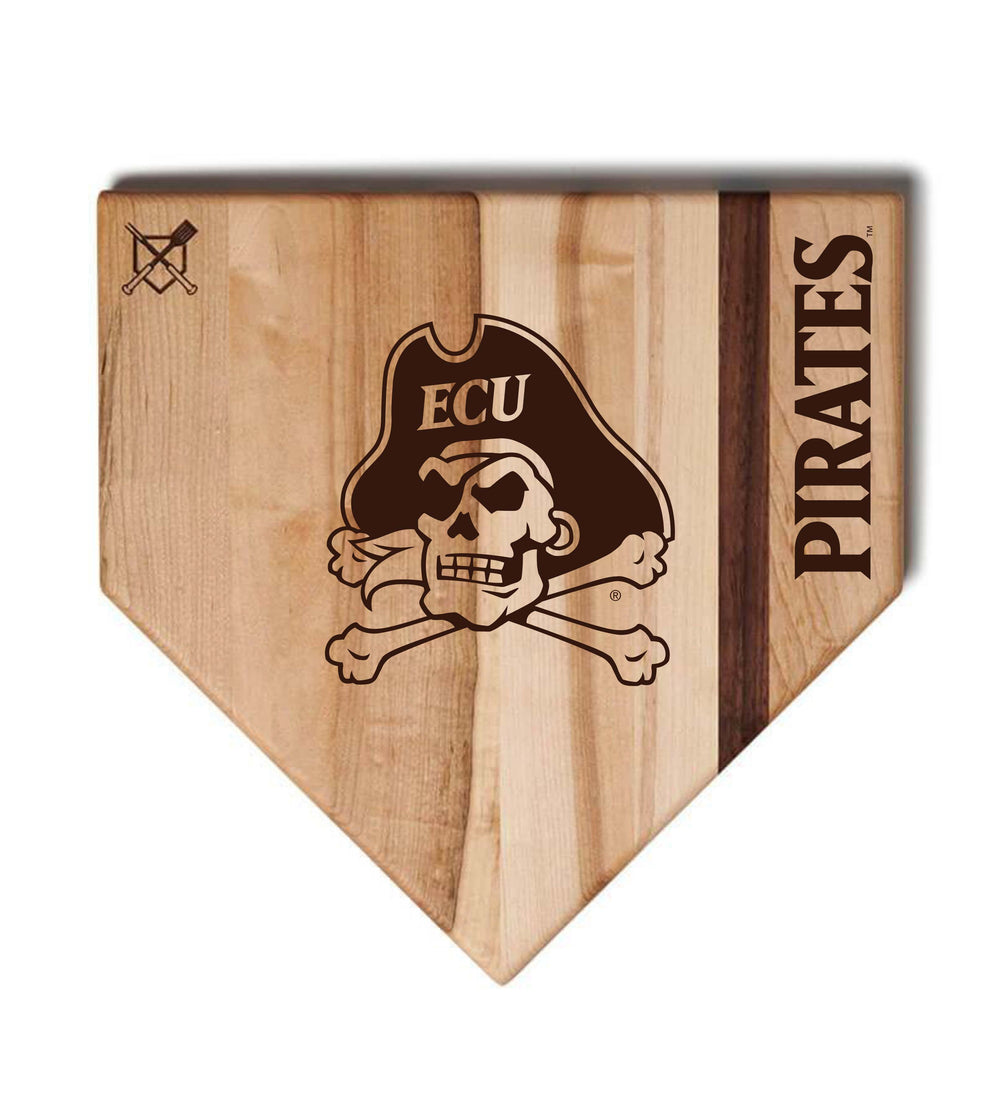 Baseball BBQ 17" Home Plate ECU Home Plate Boards