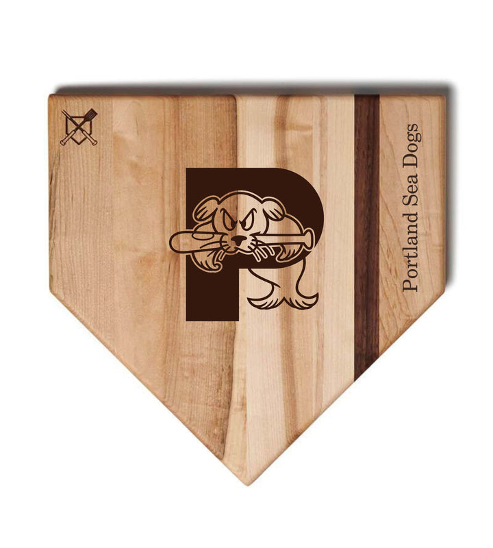 Baseball BBQ 17" Home Plate Portland Sea Dogs Home Plates