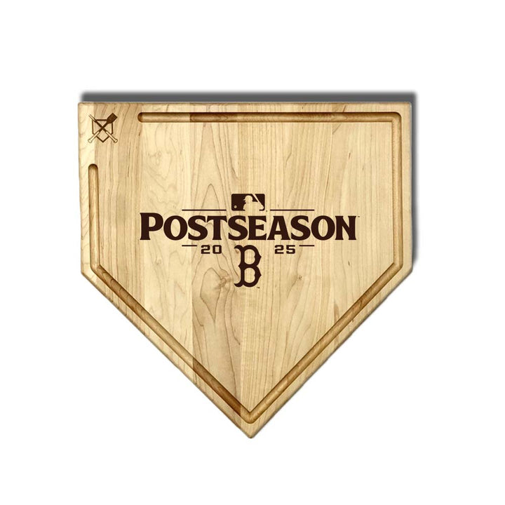 Baseball BBQ 17" Home Plate with trough Boston Red Sox 2025 Postseason